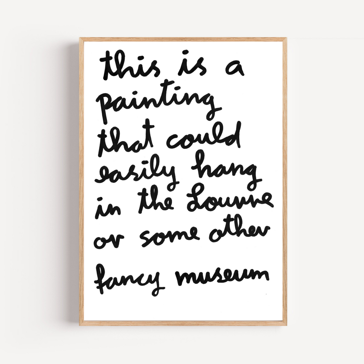 "fancy museum" limited and signed fine art print