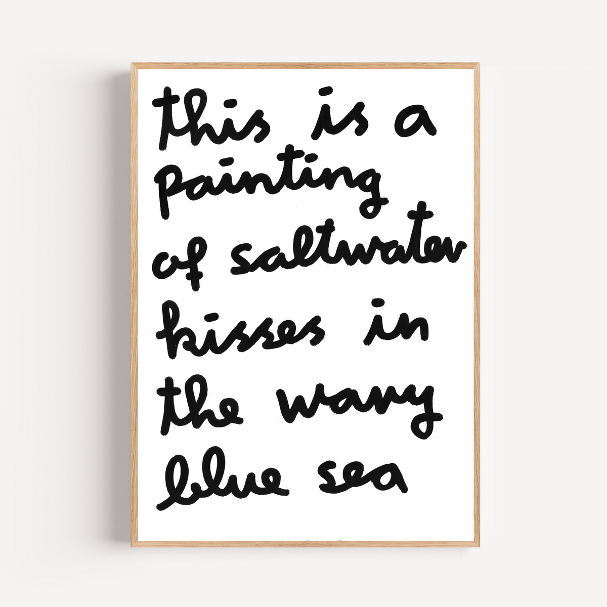 "saltwater kisses" limited and signed fine art print
