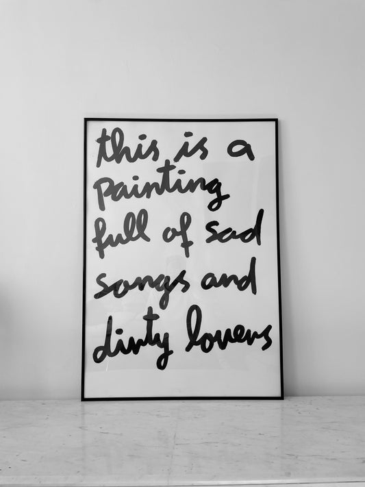 "Sad Songs" Limited & Signed Fine Art Print