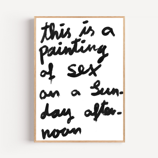 "sunday afternoon" limited and signed fine art print